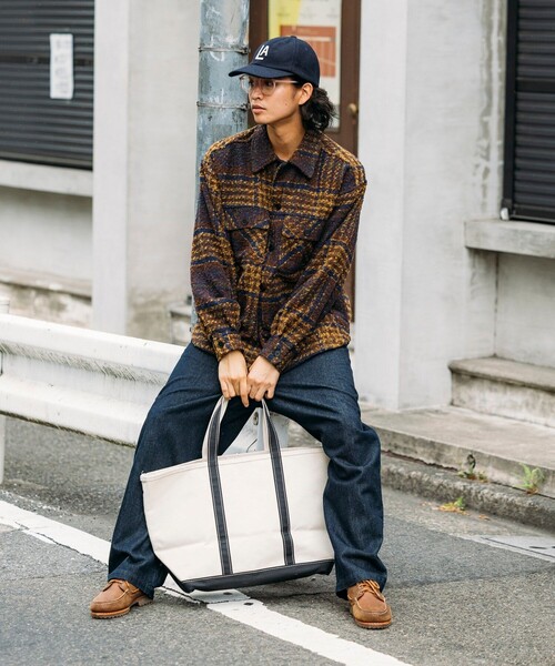 セール】ポリツイード CPO チェック シャツジャケット（シャツ