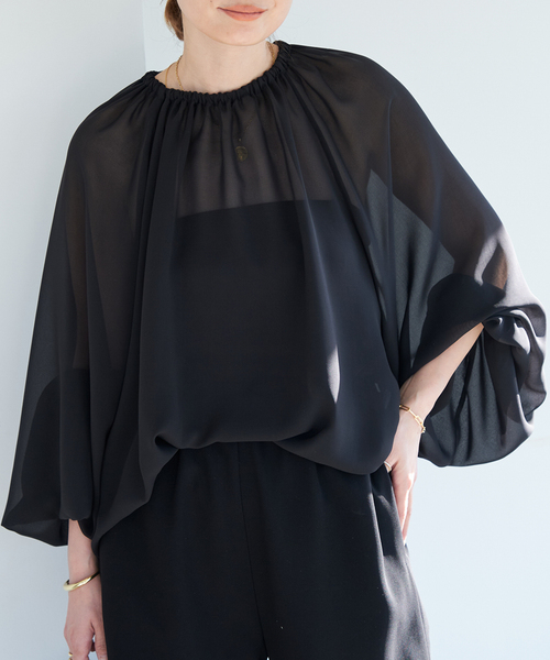 Sheer ブラウス（シャツ/ブラウス）｜Deuxieme Classe（ドゥーズィエム