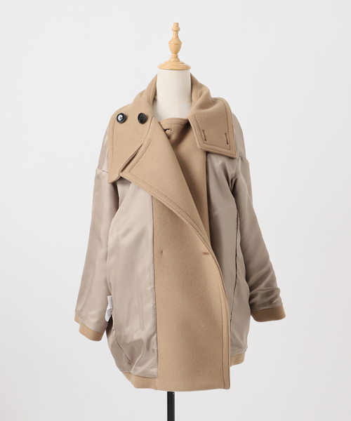 セール】《追加》スタンドカラーオーバーコート（その他アウター