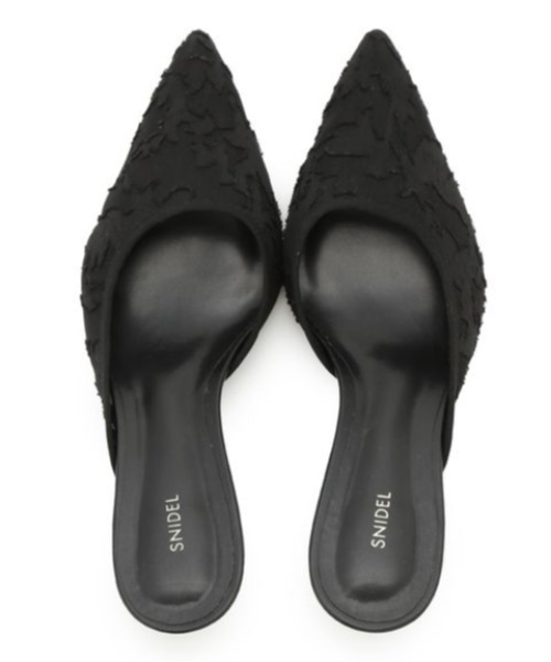 SNIDEL（スナイデル）の「バリエシースルーミュール（サンダル）」 - WEAR