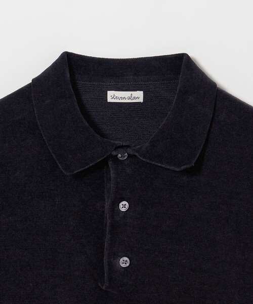 セール】＜Steven Alan＞ 3B コットン ニット ポロシャツ（ニット