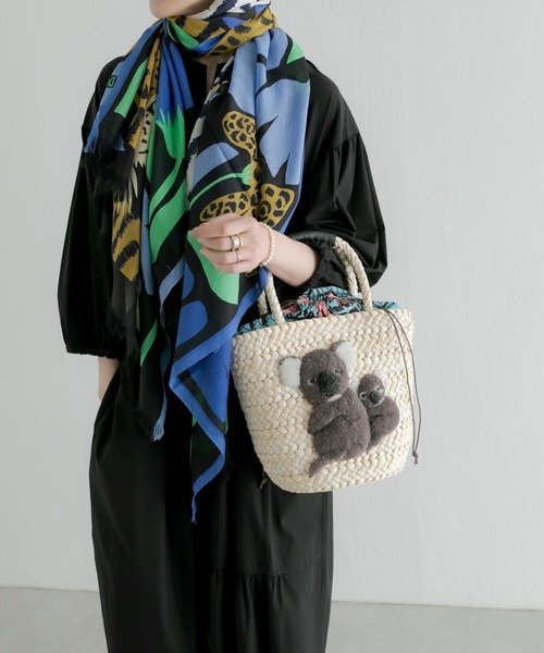 ear PAPILLONNER（イアパピヨネ）の「キャラかごバッグ（かごバッグ