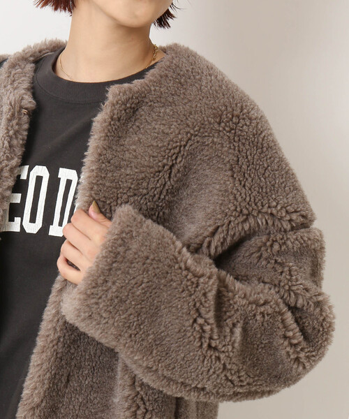 TICCA（ティッカ）の「【TICCA /ティッカ】ウールファーノーカラー