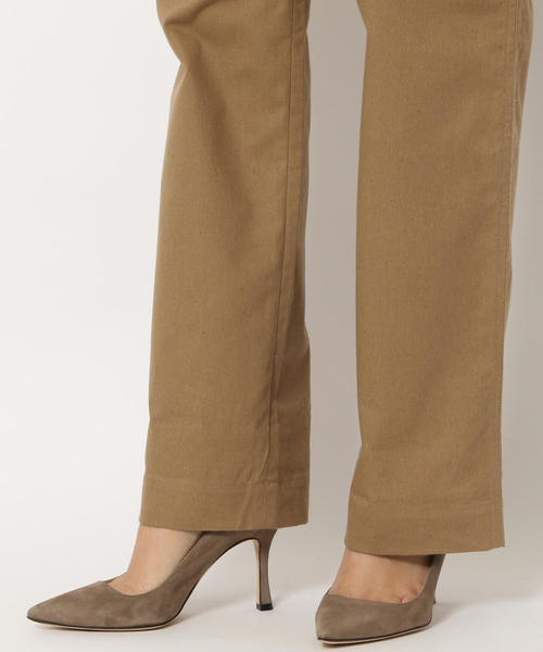 セール】コットンチノ ストレートパンツ（チノパンツ）｜GALERIE VIE