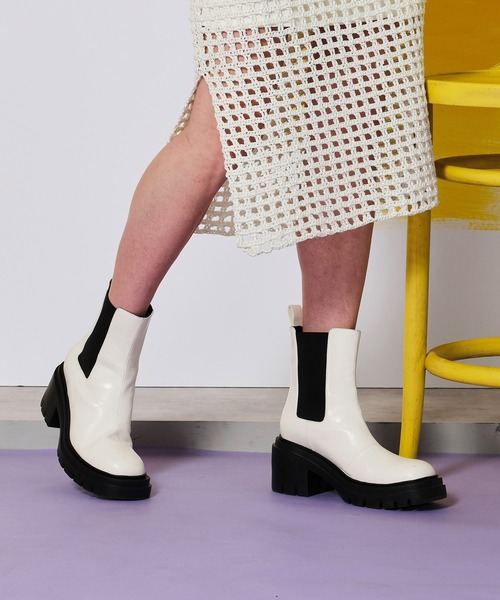 MAISON SPECIAL（メゾンスペシャル）の「Heel Side Gore Boots/ヒール