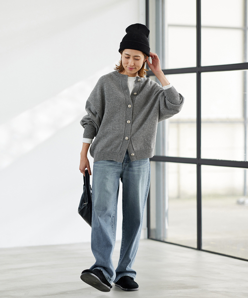 FRAMeWORK（フレームワーク）の「メタルボタン2WAYカーディガン