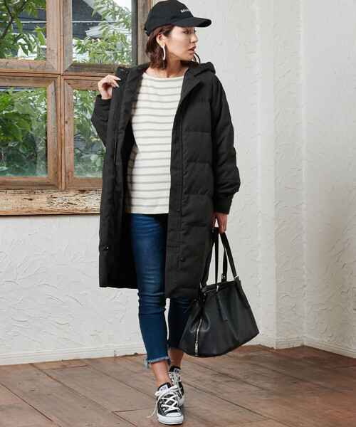 SweetMommy（スウィートマミー）の「ママパパ兼用 ロング 中綿コート