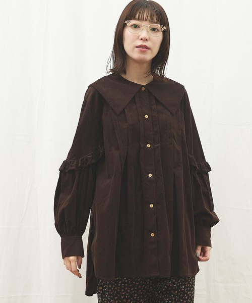 セール】shirt corl blouse（シャツ/ブラウス）｜fig London（フィグ