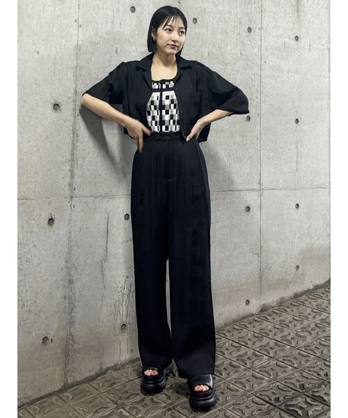 MURUA（ムルーア）の「【セット販売】シアーシャツ&シアーパンツセット