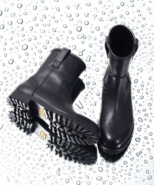 PADRONE パドローネ / SHORT WORK BOOTS (WATER PROOF LEATHER