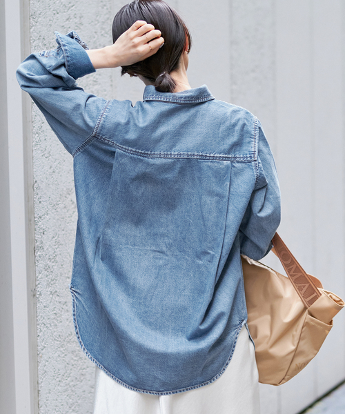 IENA（イエナ）の「デニムベーシックシャツ（シャツ/ブラウス）」 - WEAR