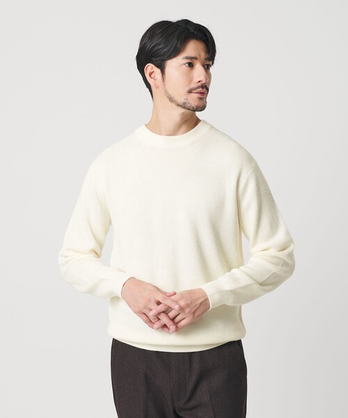 WEB限定 WARDROBE SMART】マシーンウォッシャブル ウールミックス アゼ