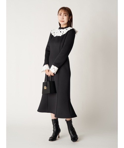 CELFORD（セルフォード）の「レース衿マーメイドワンピース
