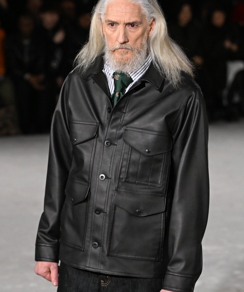 セール】「FILSON」W-NAME SHINSETIC LEATHER MACKINAW CRUISER JACKET