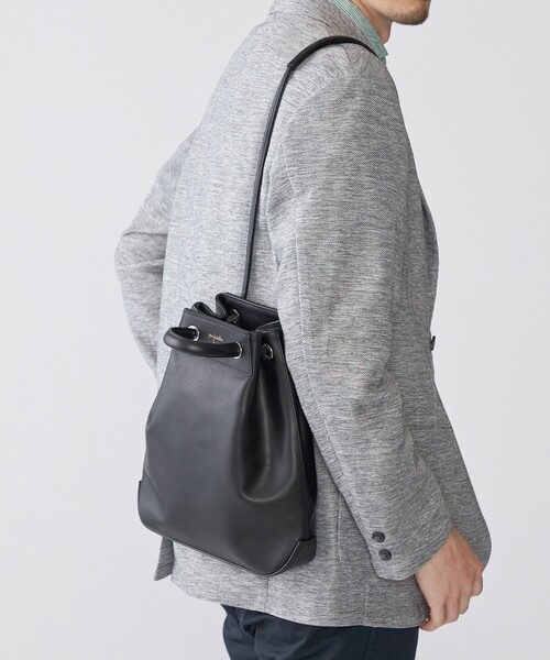 SHIPS（シップス）の「【SHIPS別注】polpetta: レザー サケット 巾着