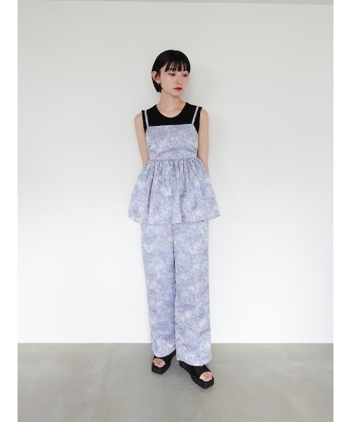 sahara（サハラ）の「Flower Jacquard Camisole/フラワージャガード
