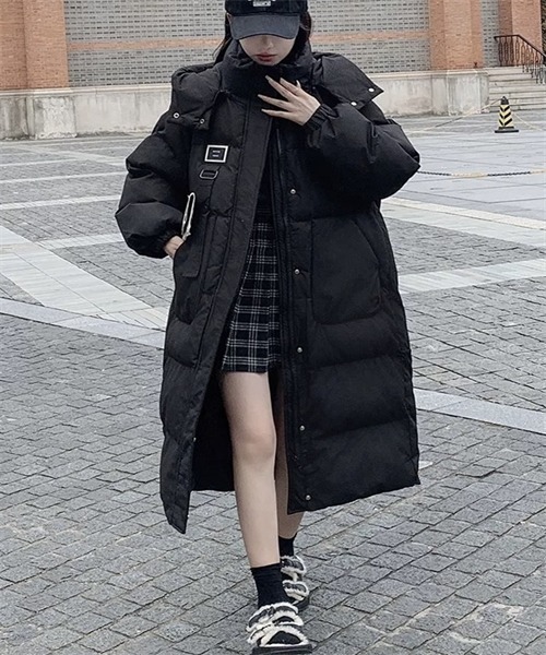 Dream garden（ドリームガーデン）の「フード付き ロングダウン