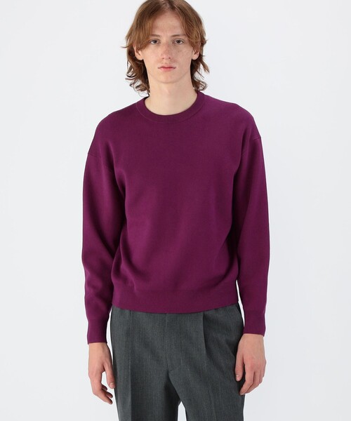 CABaN コットンカシミヤ クルーネックプルオーバー（ニット/セーター