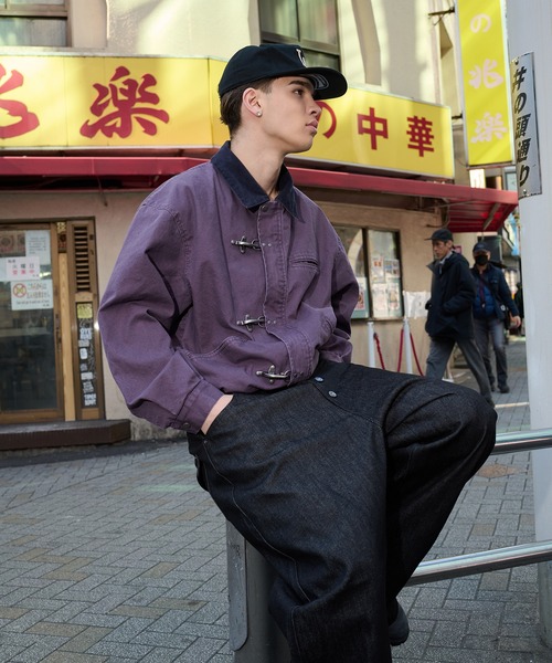 8周年限定アイテム】VINTAGELIKE DRAWCODE FIREMAN DUCK SHORT BLOUSON