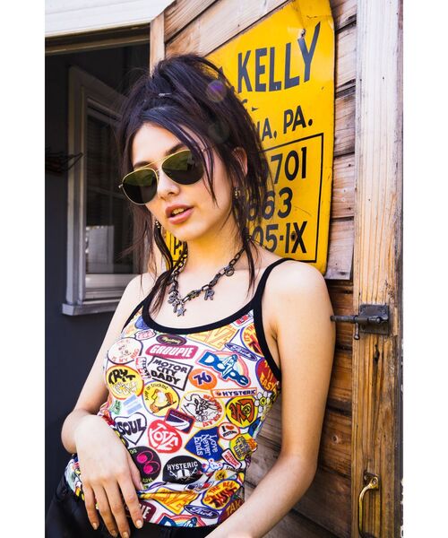 初期 ヒステリックグラマー '90 Disco ロゴ キャミソール Y2K 初期