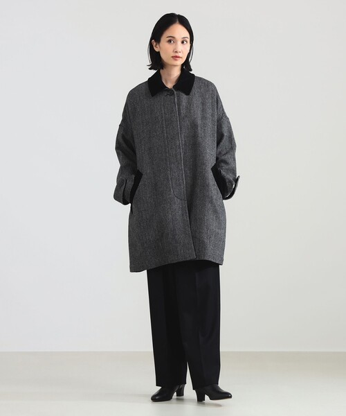 Traditional Weatherwear / MALTON HEAT TWEED コート（ステンカラー