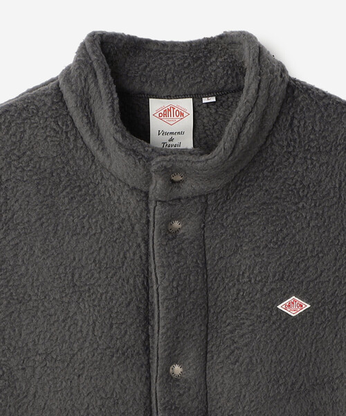 DANTON（ダントン）の「DANTON | ダブルフェイスボア スタンドカラー