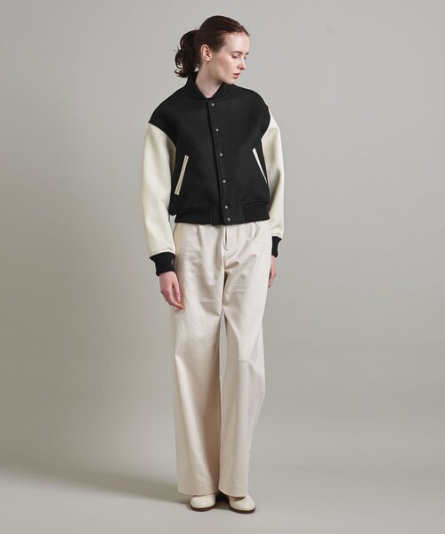 LOEFF（ロエフ）の「＜LOEFF＞メルトン スタジアムジャンパー UNISEX