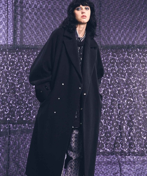 ユニセックスアイテム》SUPER160Sピュアウールダブルクロスメルトン