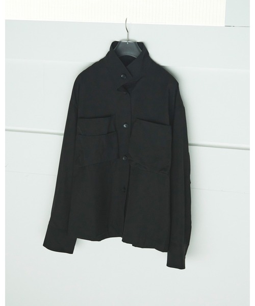 anuke（アンヌーク）の「Pocket Standcollar Shirts（シャツ/ブラウス