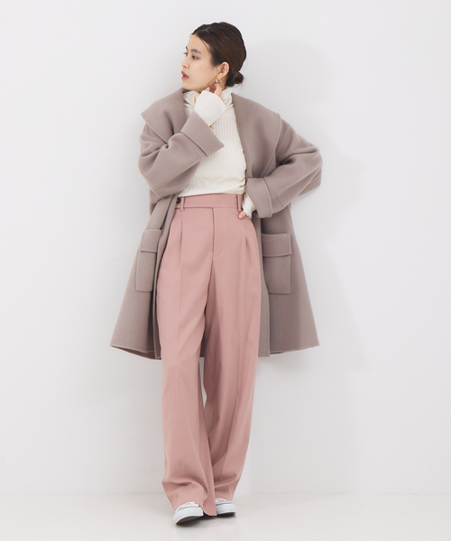 Rouge vif（ルージュヴィフ）の「ショールカラーリバーコート（その他