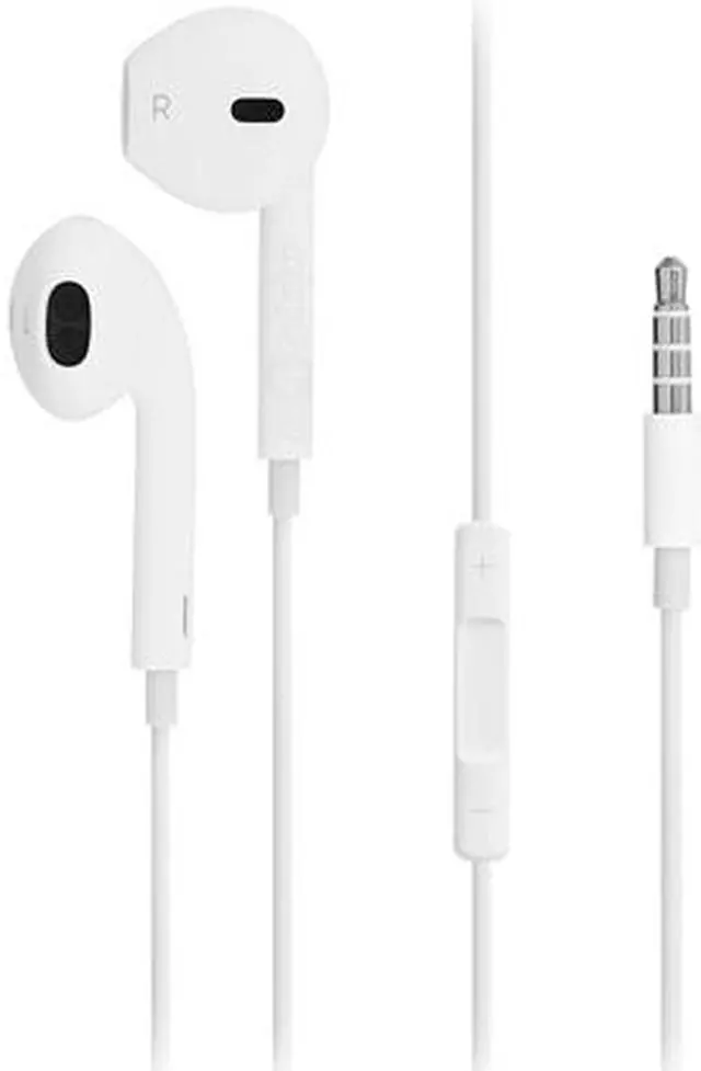 Apple White 3.5mm OEM EarPods with Remote and Mic MD827LL/A