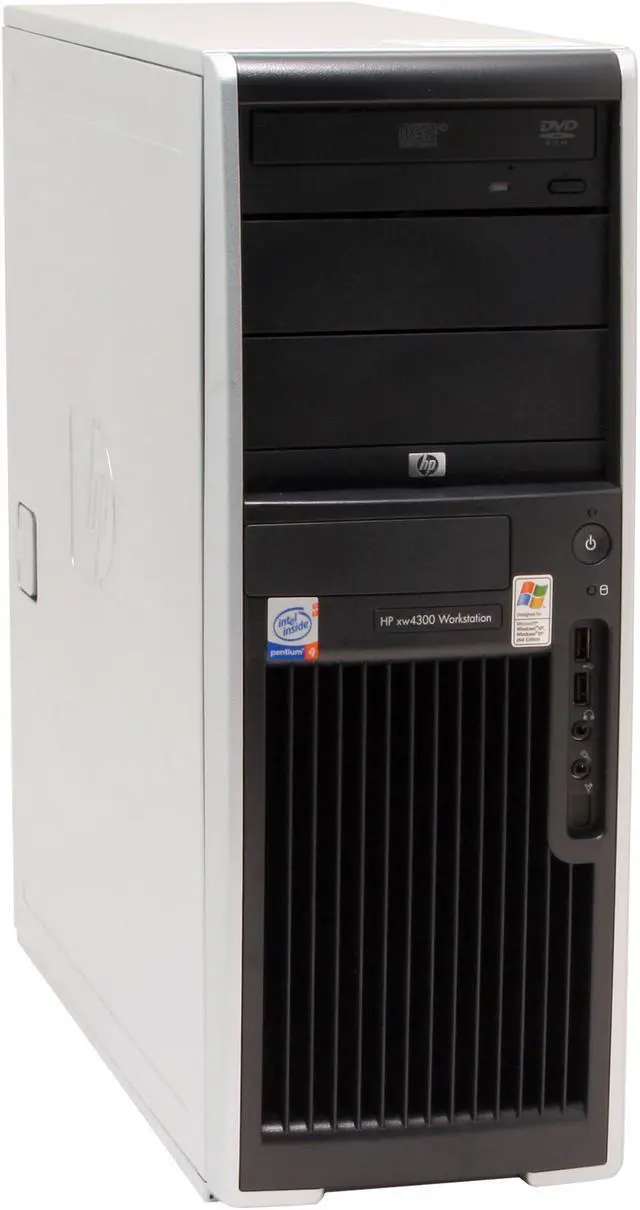 HP Desktop PC xw4300 PZ001UA#ABA Intel Pentium 4 650 1GB DDR2