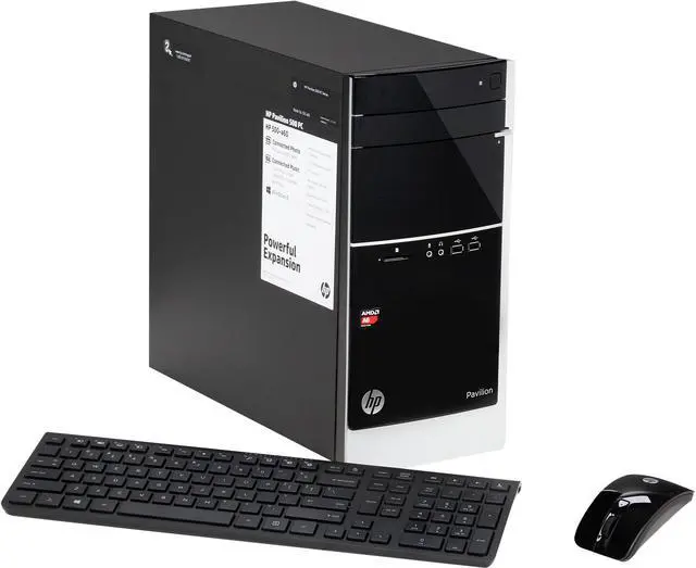 HP Desktop PC Pavilion 500-a60 (H5Q16AA#ABA) AMD A6-5200 8GB DDR3