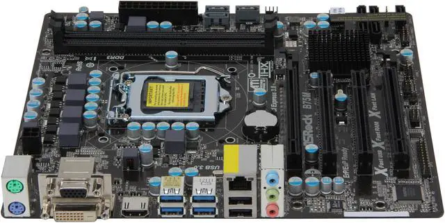 Used - Good: ASRock B75M LGA 1155 Micro ATX Intel Motherboard
