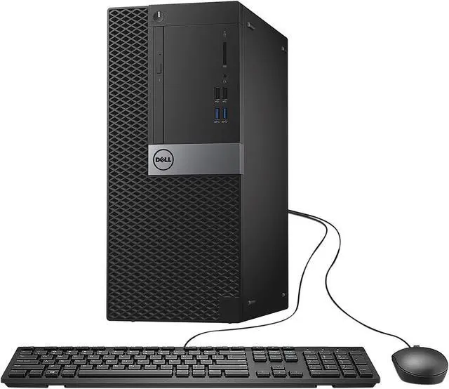 Refurbished: Dell Optiplex 7040 Tower, i7-6700 Quad Core upto4.2
