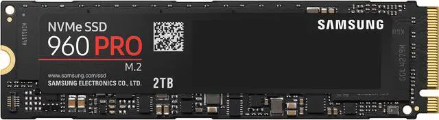 SAMSUNG 960 PRO M.2 2TB NVMe PCI-Express 3.0 x4 Internal Solid