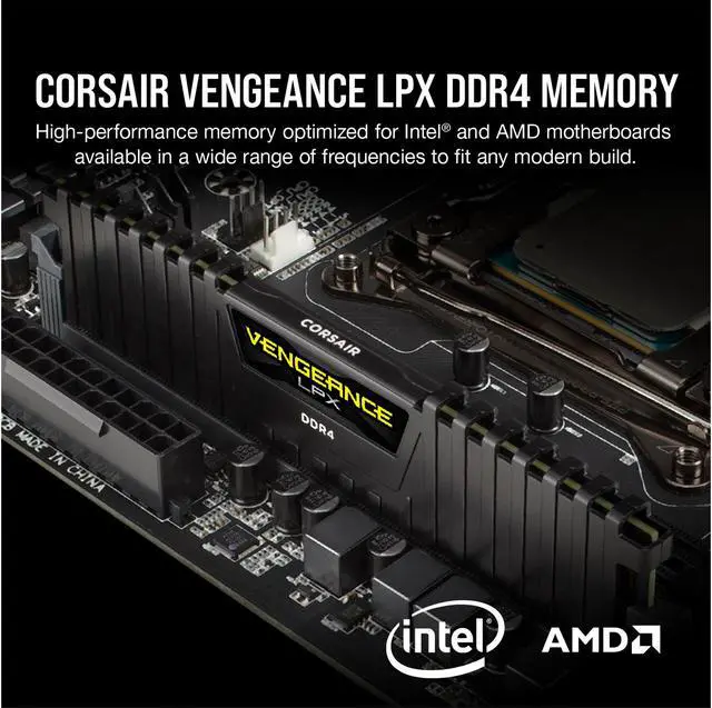 CORSAIR Vengeance LPX 64GB (2 x 32GB) 288-Pin PC RAM DDR4 3200