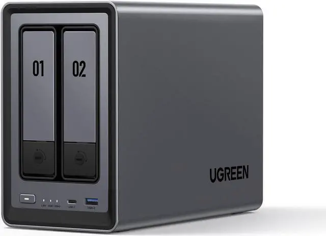 UGREEN NASync DXP2800, 2-Bay NAS with Intel N100 Quad-Core CPU (Up
