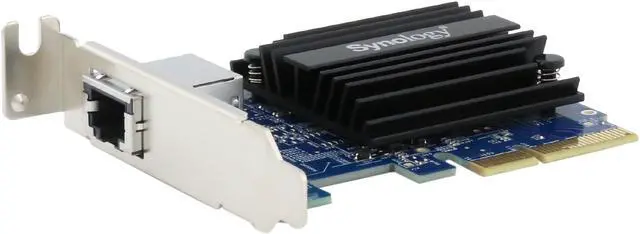 Synology 10Gb Ethernet Adapter 1 RJ45 Port (E10G18-T1) - Newegg.com