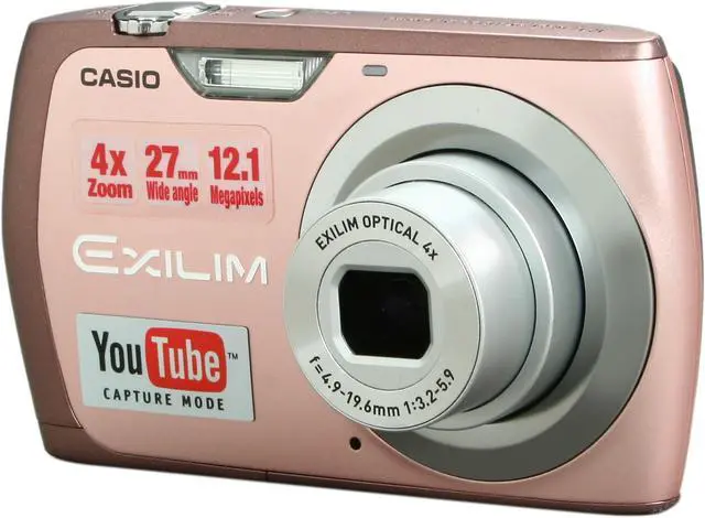 CASIO EXILIM EX-S8 Pink 12 MP Digital Camera - Newegg.com