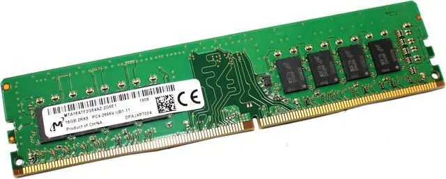 MTA16ATF2G64AZ-2G6E1 Micron OEM 16GB 2RX8 PC4-2666v DDR4 RAM