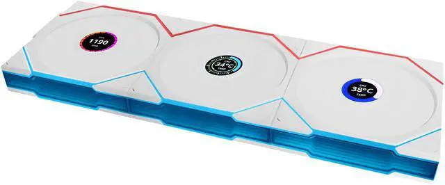 Lian Li UNI Fan TL LCD 120 Wireless - Triple Pack - 2.4 GHz