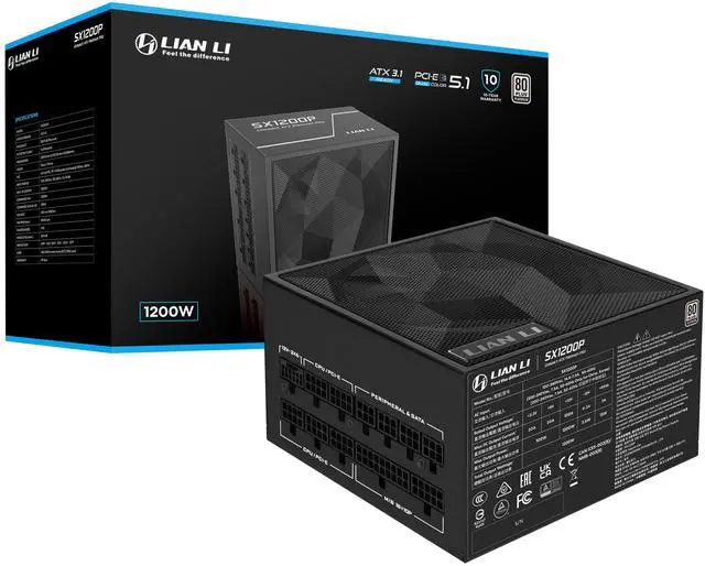 Lian Li SX Platinum 1200W SXP Compact ATX Form Factor Power Supply