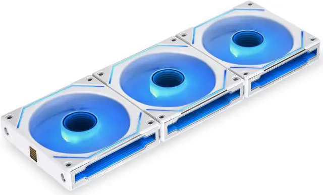 LIAN LI UNI FAN SL INFINITY 120 RGB WHITE 3 PCS PACK ---UF-SLIN120