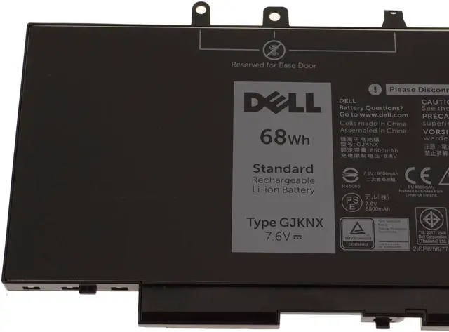 New Dell OEM Original Latitude 5480 5580 5280 4-Cell 68Wh Laptop