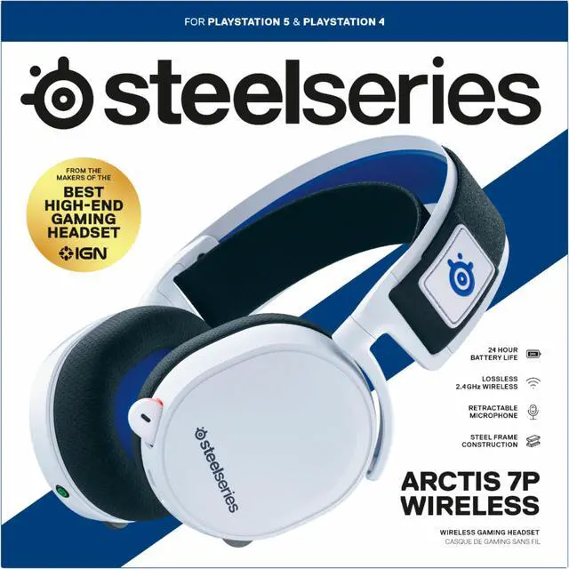 SteelSeries Arctis 7P Wireless - Lossless 2.4 GHz Wireless Gaming