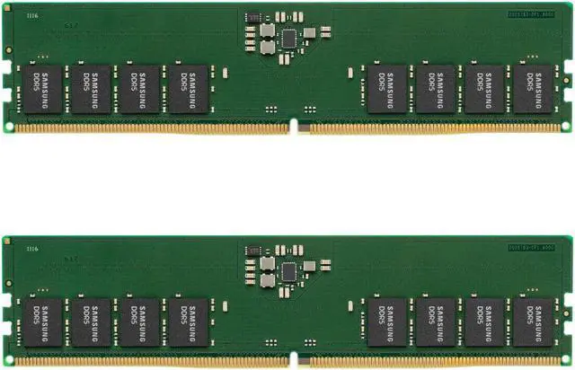 Samsung Ddr5 16Gb (2X 8Gb) 4800Mhz Pc5-38400 Udimm Non-Ecc