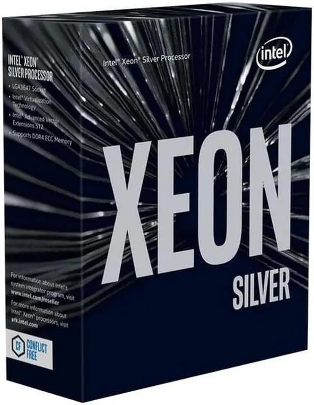 Intel Xeon Silver 4208 8-Core, 16-Thread, 2.1 GHz (3.2 GHz Turbo