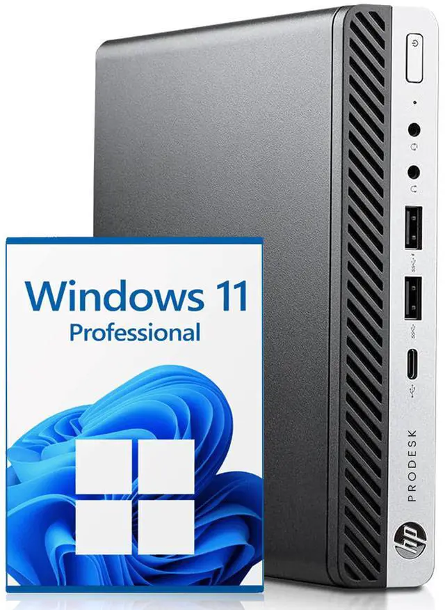 Refurbished: HP ProDesk 600 G5 Micro mini PC - Intel Core I5