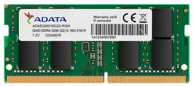 ADATA Premier 16GB (1x16GB) DDR4 3200MHz CL22 PC4-25600 260-Pin